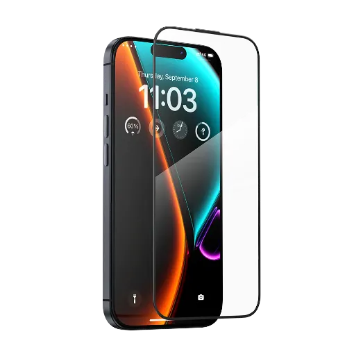 صورة لآيفون 17 Air (6.6 إنش) – زجاج حماية ثلاثي الأبعاد بالكامل Radix Clear