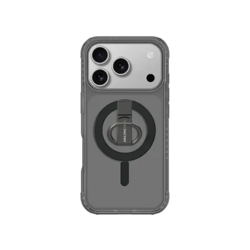 صورة غطاء Titan Pro Grip Ring Set Mag مقاوم للصدمات لآيفون 17 برو ماكس (6.9 إنش) – أسود