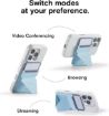 صورة حامل ومحفظة MOFT Snap-On لهاتف iPhone – لون Soothing Mist (MOVAS)